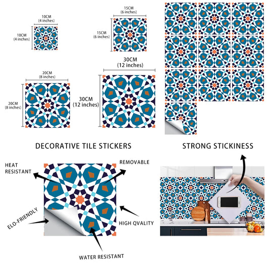 Moroccan Tile Stickers That Refresh Your Home in Seconds – Stick-On Style!