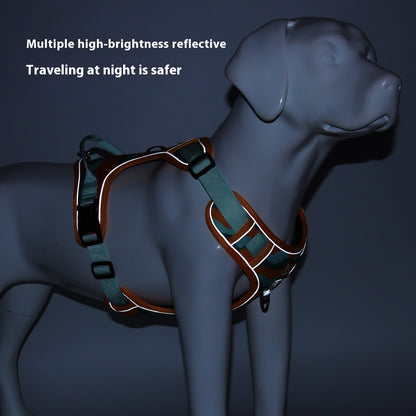 Bright, Safe & Comfy Dog Harness with Control Handle