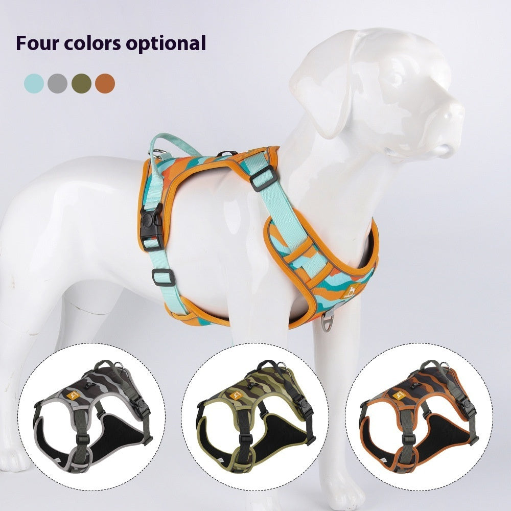 Bright, Safe & Comfy Dog Harness with Control Handle