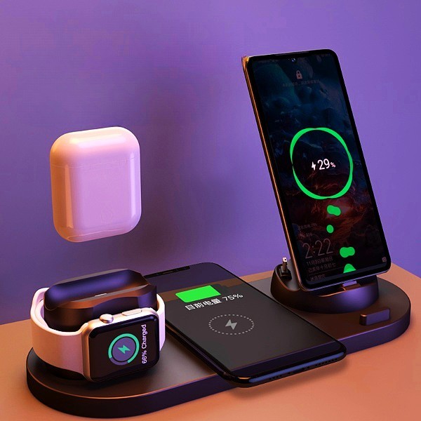 3-in-1 Wireless Charger – Tidy Up Your Space & Power Up Fast!